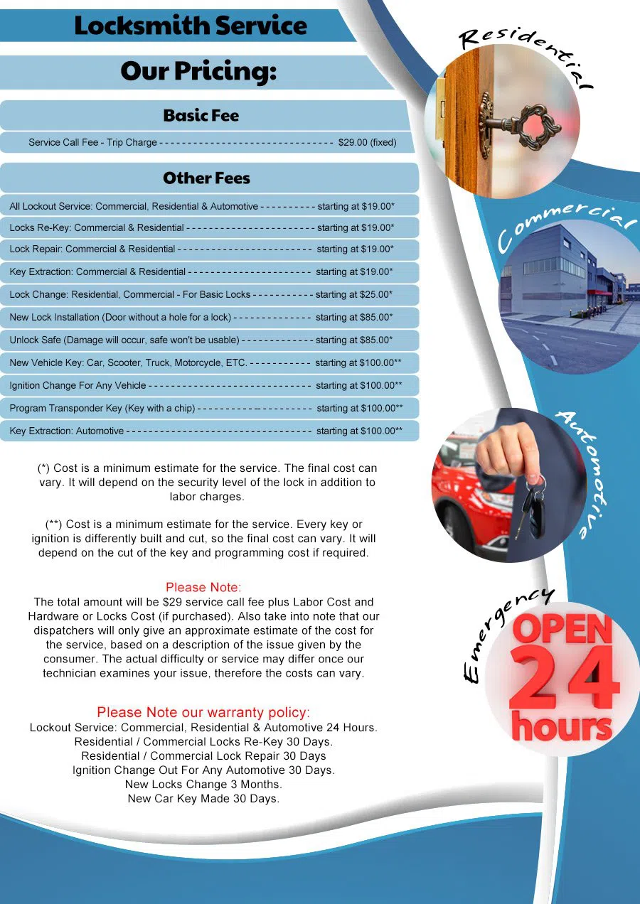 General Lock & Key Store Los Angeles, CA 310-819-3004